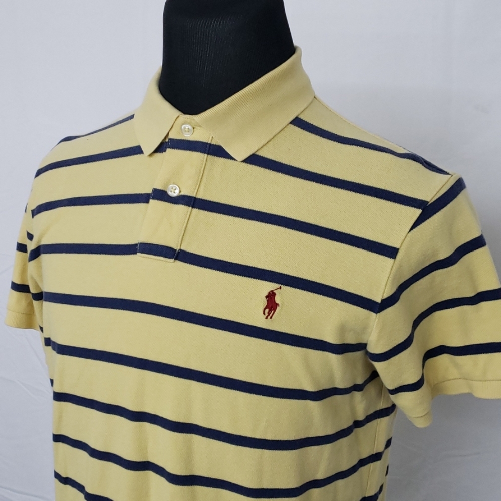 Polo Ralph Lauren Custom Fit Polo Shirt Striped